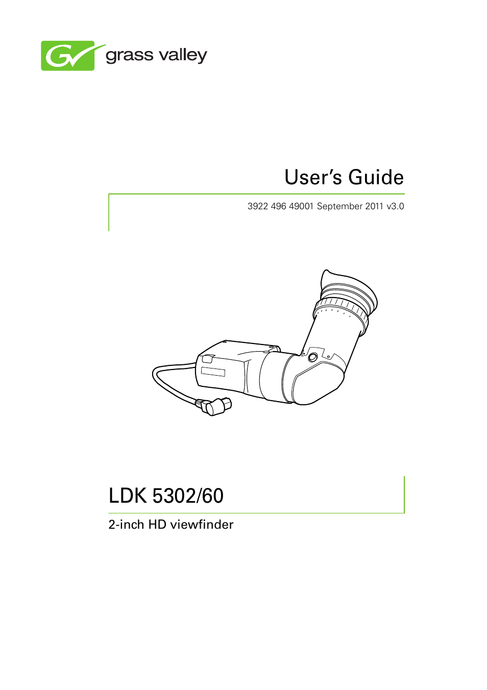 Grass Valley LDK 5302 User Manual | 24 pages