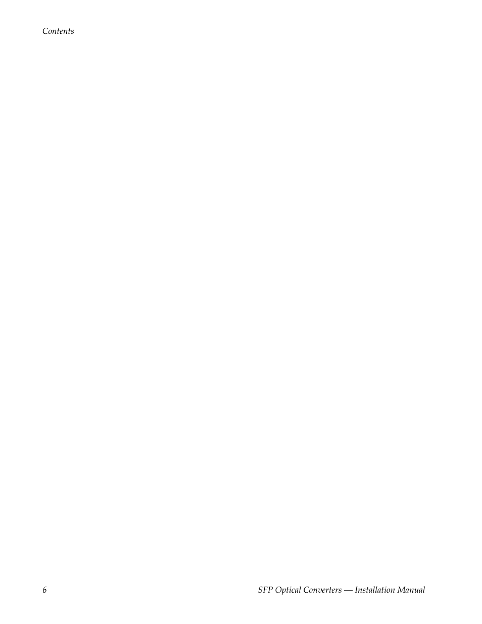 Grass Valley SFP Optical Converters User Manual | Page 6 / 18