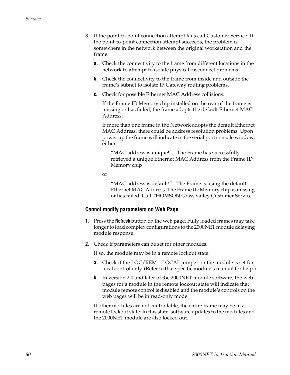 Grass Valley 2000NET v4.0.0 User Manual | Page 60 / 92