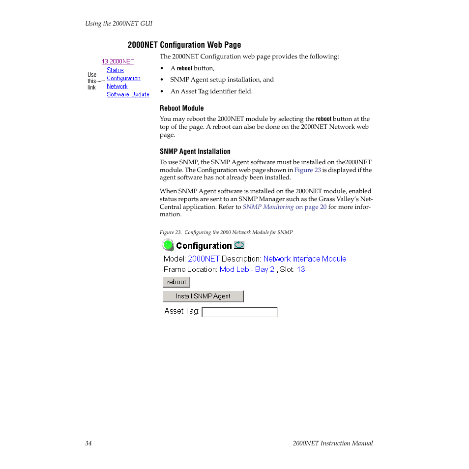 Grass Valley 2000NET v3.2.2 User Manual | Page 34 / 72