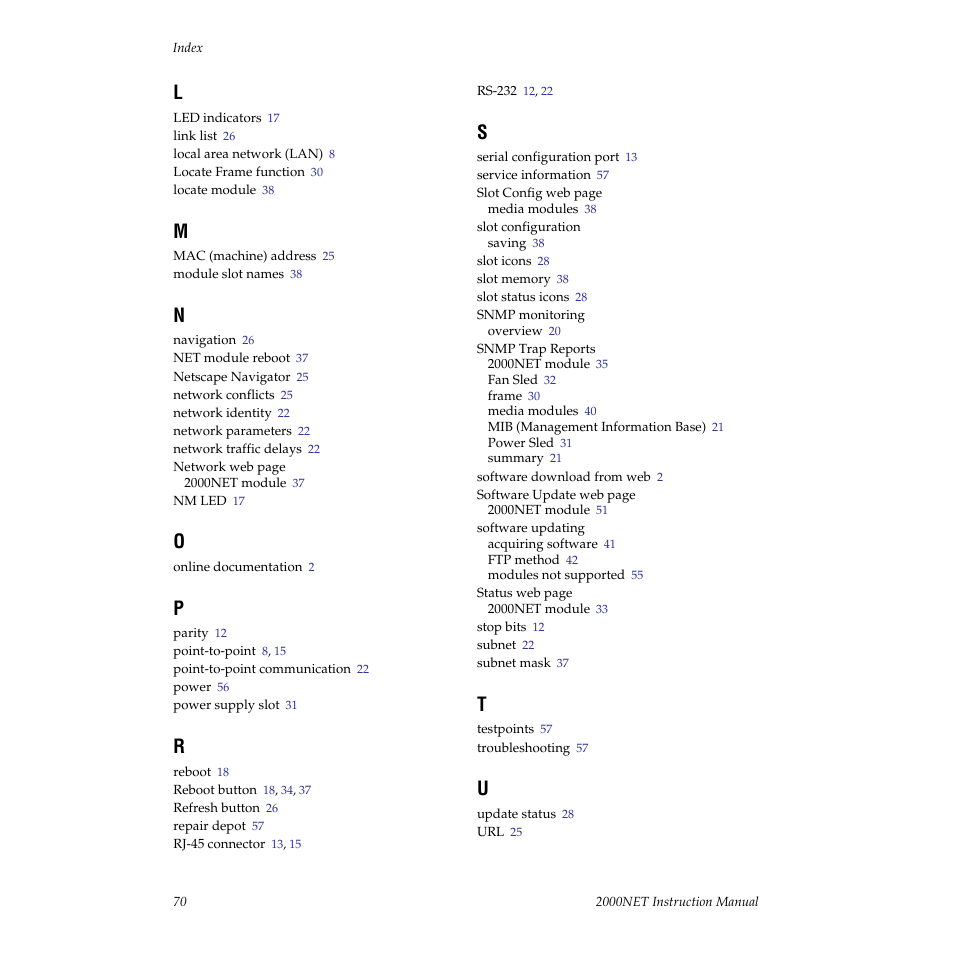 Grass Valley 2000NET v3.2.2 User Manual | Page 70 / 72