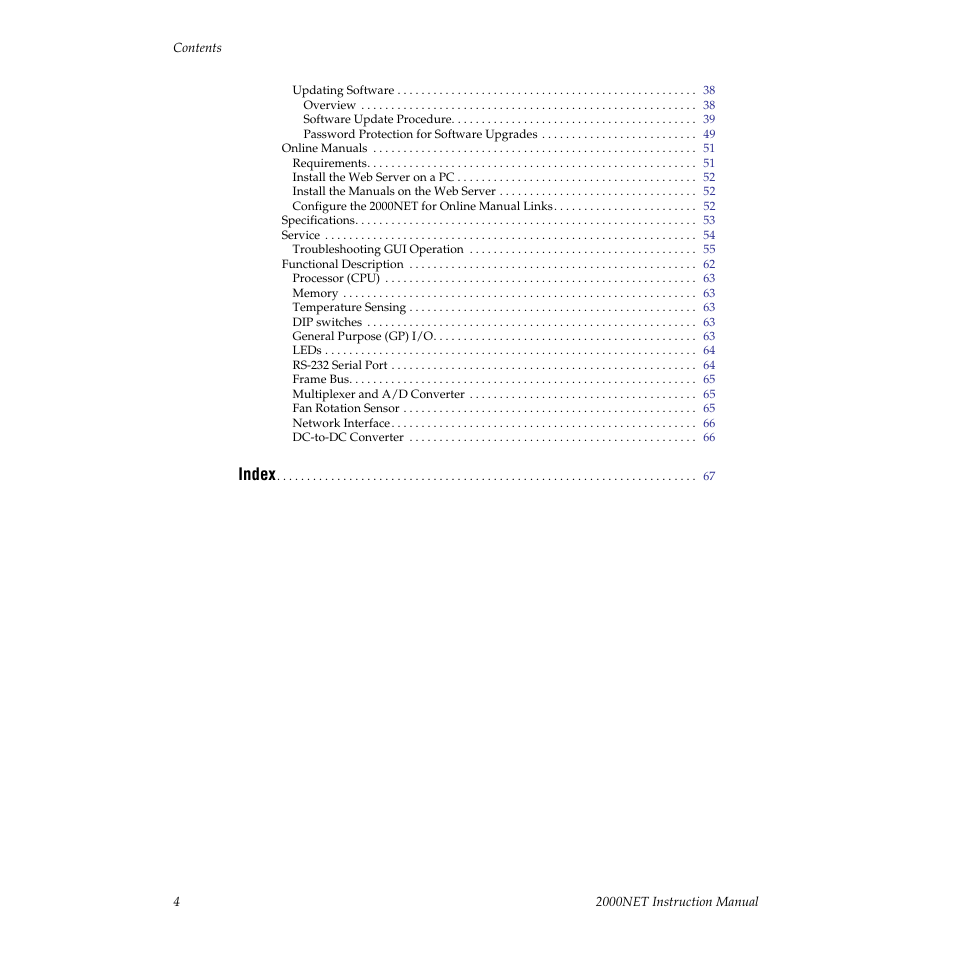Grass Valley 2000NET v3.1 User Manual | Page 4 / 68