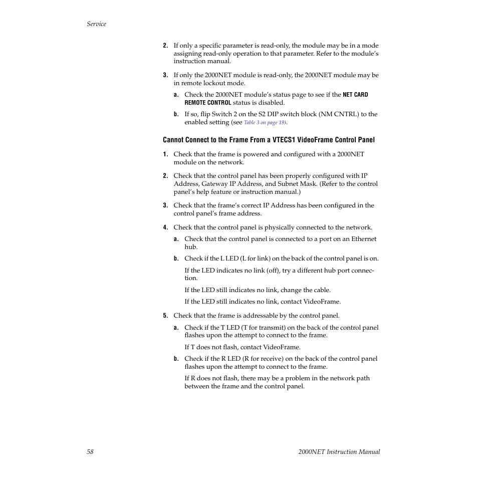 Grass Valley 2000NET v3.1 User Manual | Page 58 / 68