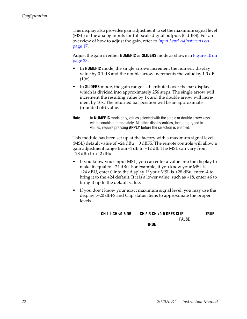 Grass Valley 2020ADC A-To-D User Manual | Page 22 / 32
