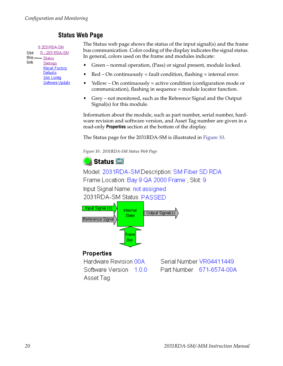 Grass Valley 2031RDA-MM User Manual | Page 20 / 38
