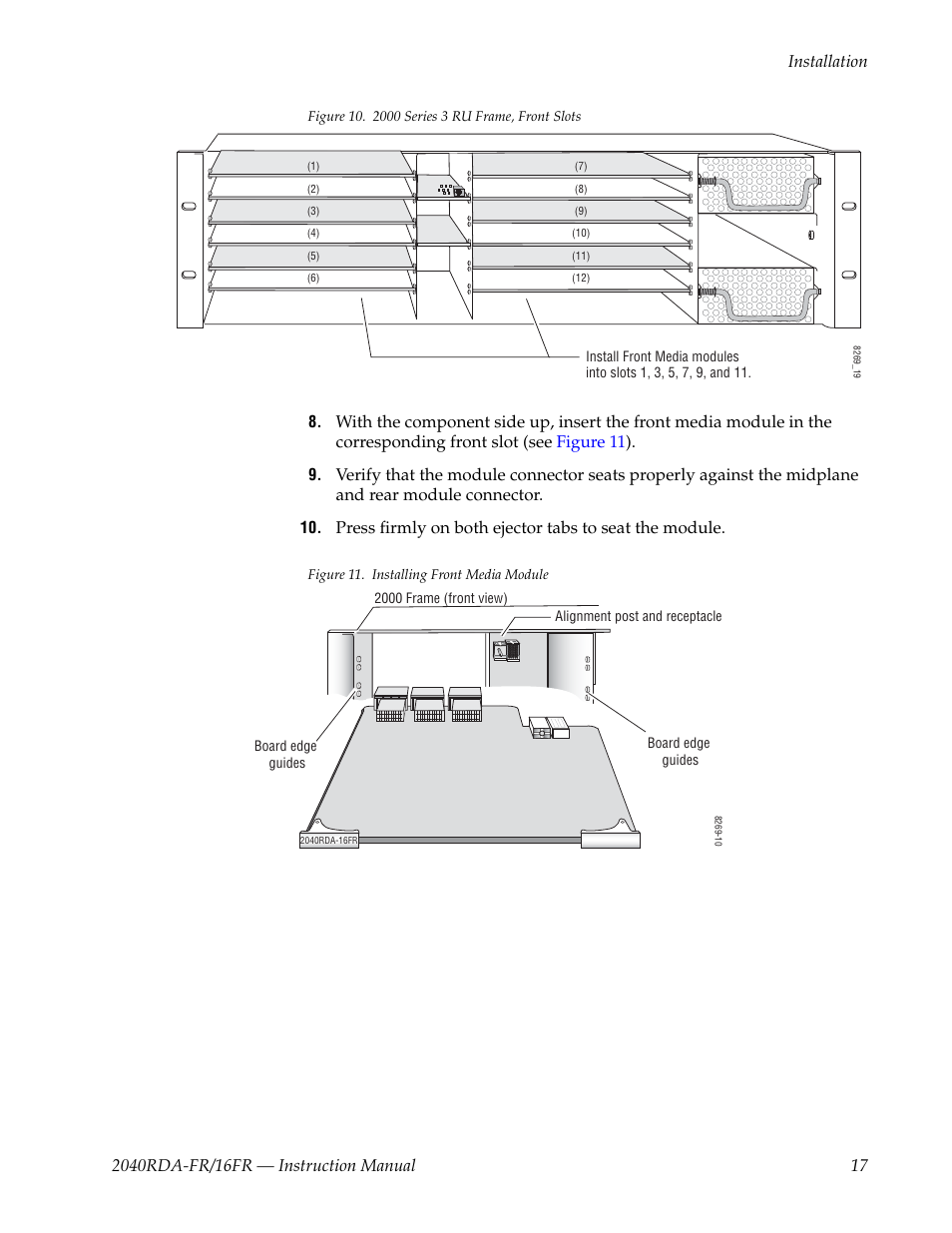 Grass Valley 2040RDA-16FR User Manual | Page 17 / 52