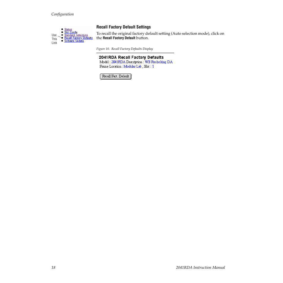 Grass Valley 2041RDA User Manual | Page 18 / 24