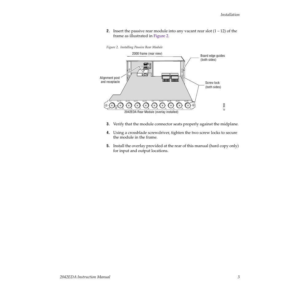 Grass Valley 2042EDA User Manual | Page 9 / 26