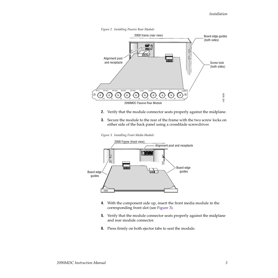 Figure 2 | Grass Valley 2090MDC User Manual | Page 9 / 30