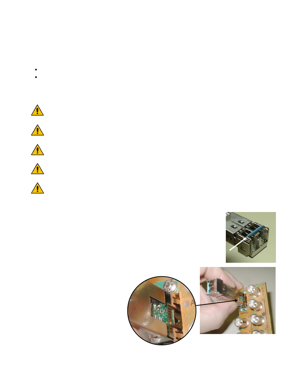 Annex 2 – installing the optical interface | Grass Valley 3DX-3901 User Manual | Page 37 / 38