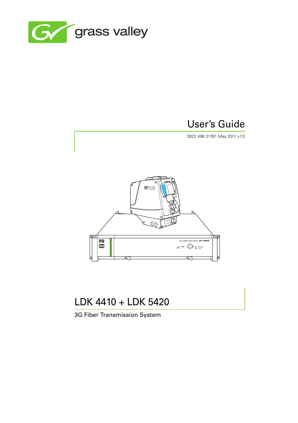 Grass Valley LDK 4410 User Manual | 82 pages