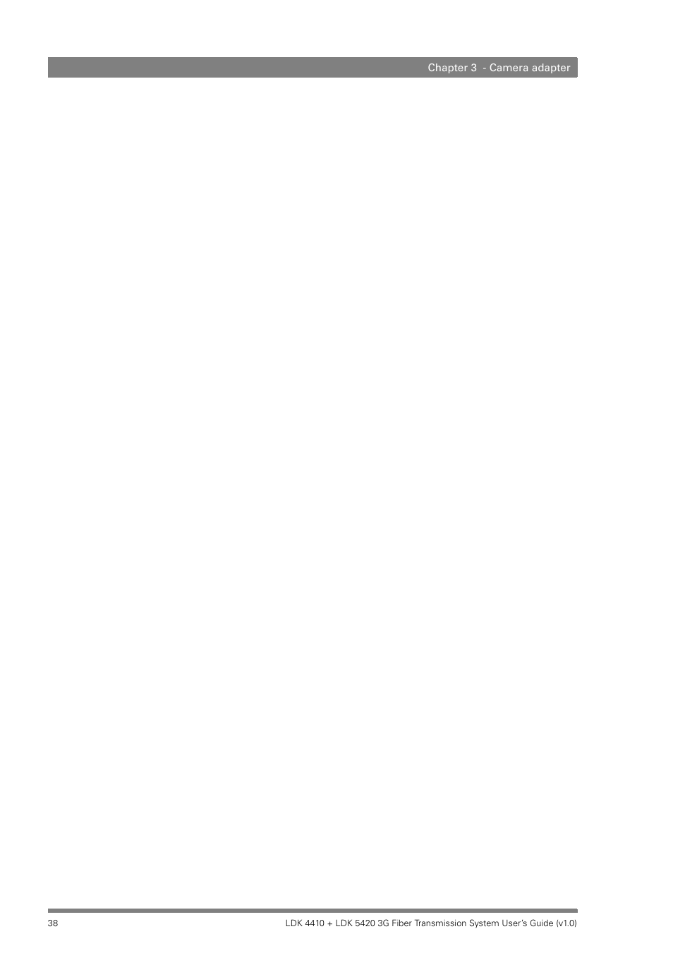 Grass Valley LDK 4410 User Manual | Page 38 / 82