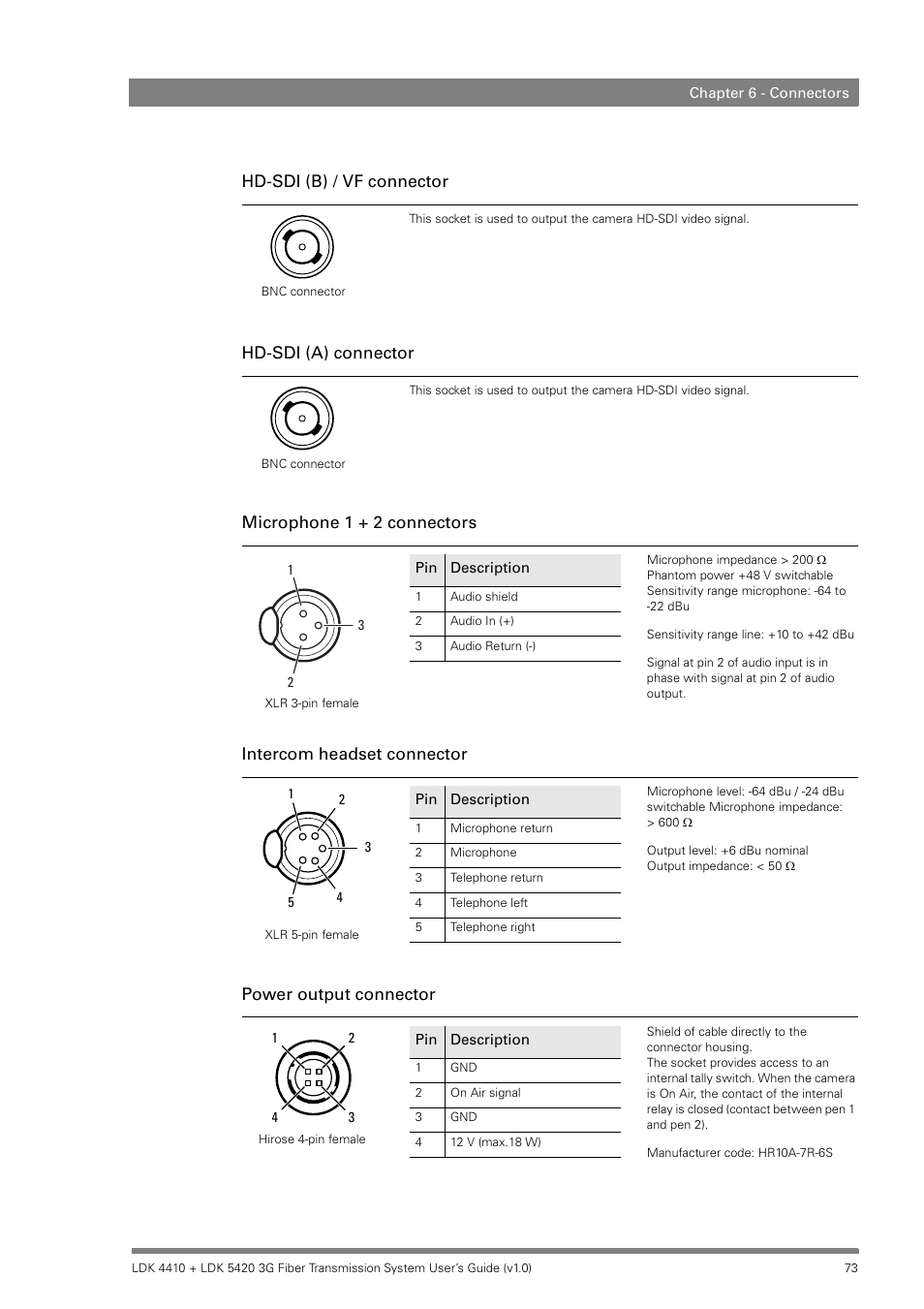 Grass Valley LDK 4410 User Manual | Page 73 / 82