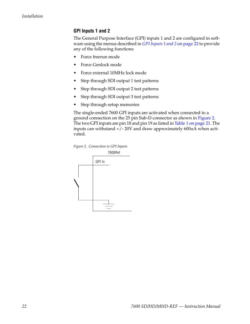 Grass Valley 7600REF User Manual | Page 22 / 84