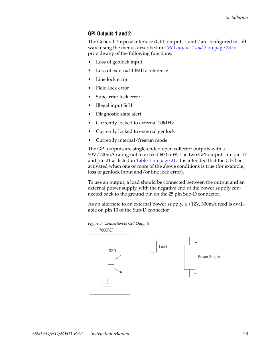 Grass Valley 7600REF User Manual | Page 23 / 84