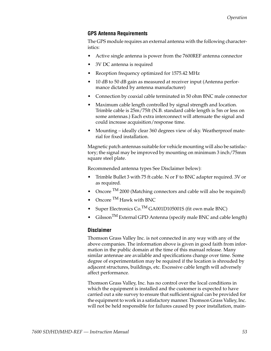 Grass Valley 7600REF User Manual | Page 53 / 84