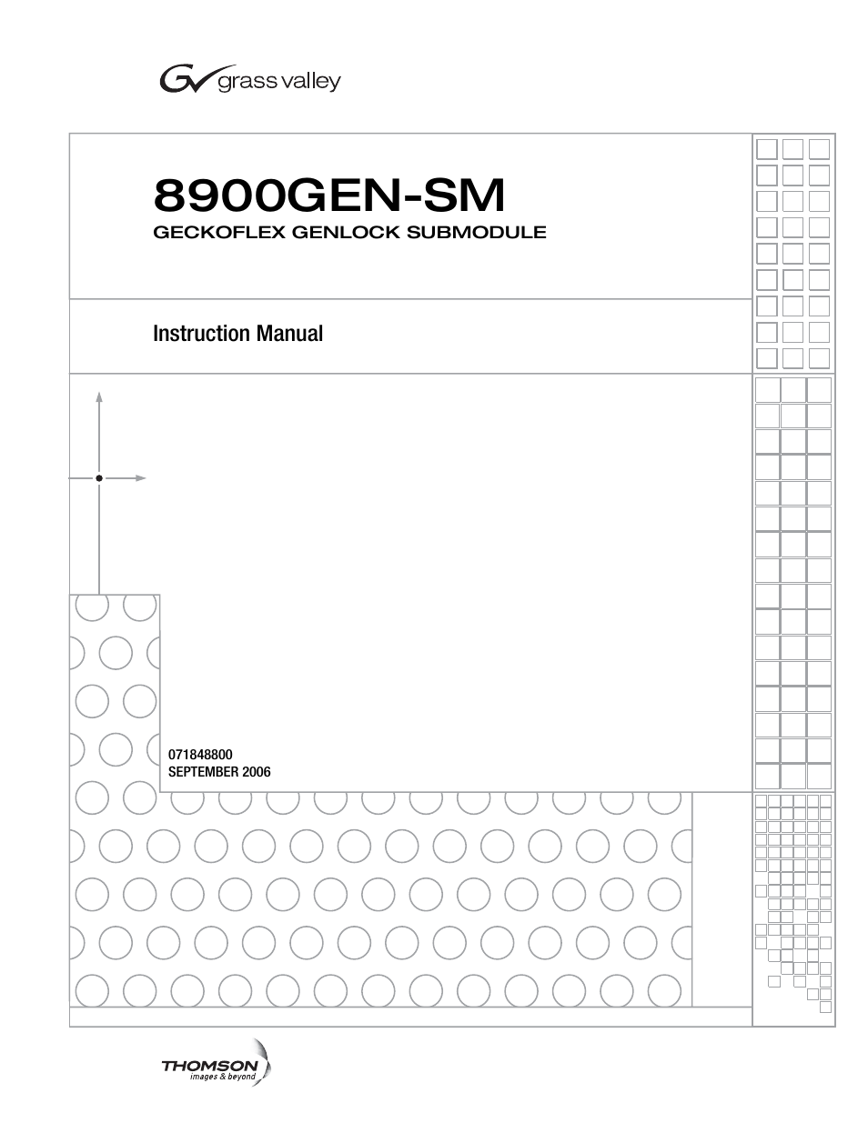 8900gen-sm | Grass Valley 8900GEN-SM User Manual | Page 3 / 50