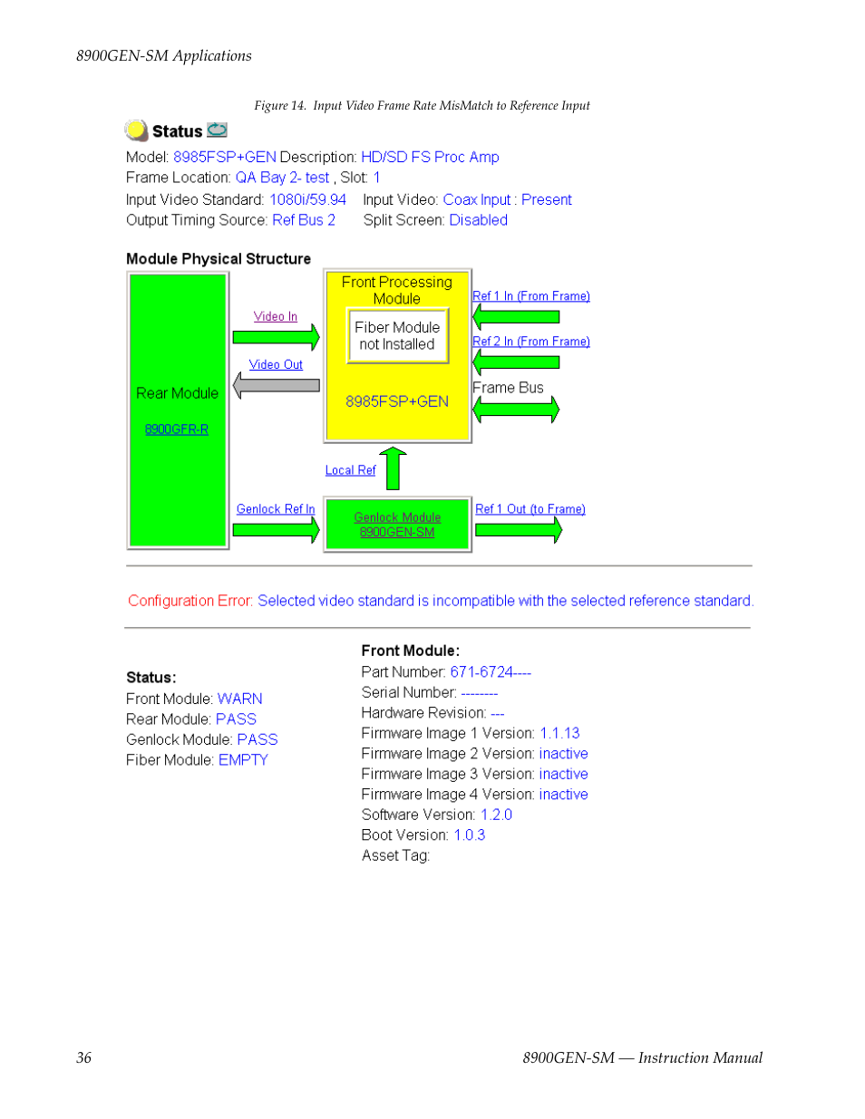 Grass Valley 8900GEN-SM User Manual | Page 36 / 50