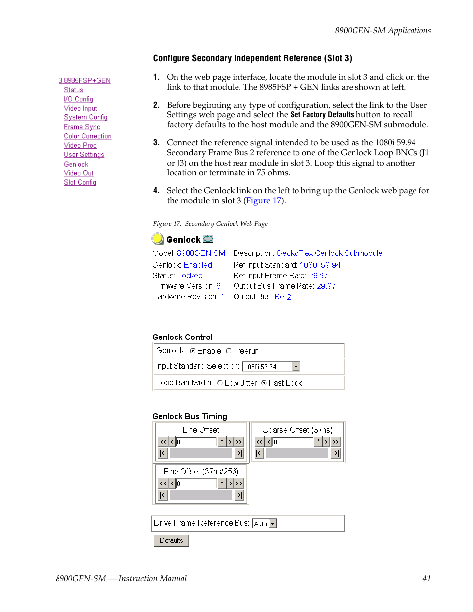 Grass Valley 8900GEN-SM User Manual | Page 41 / 50