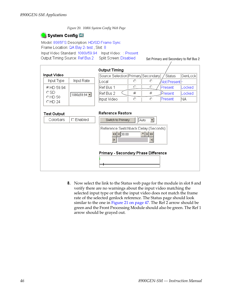 Grass Valley 8900GEN-SM User Manual | Page 46 / 50