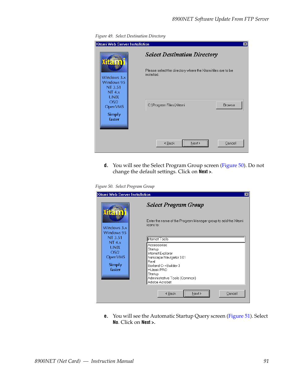 Figure 49, Do not change | Grass Valley 8900NET v.4.4.0 User Manual | Page 91 / 108