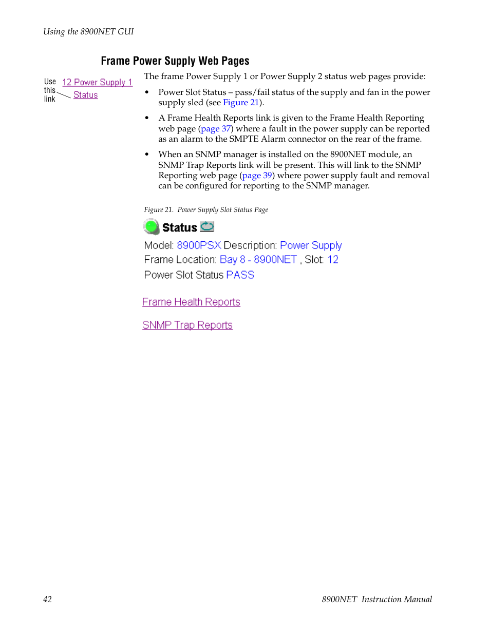 Grass Valley 8900NET v.4.0.0 User Manual | Page 42 / 94