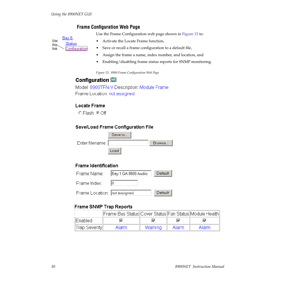 Grass Valley 8900NET v.3.2.2 User Manual | Page 30 / 78