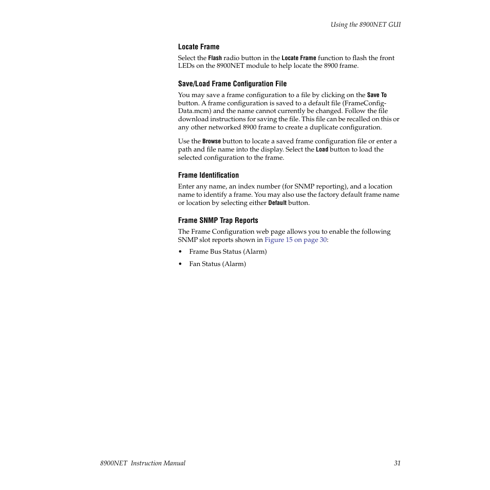 Grass Valley 8900NET v.3.2.2 User Manual | Page 31 / 78