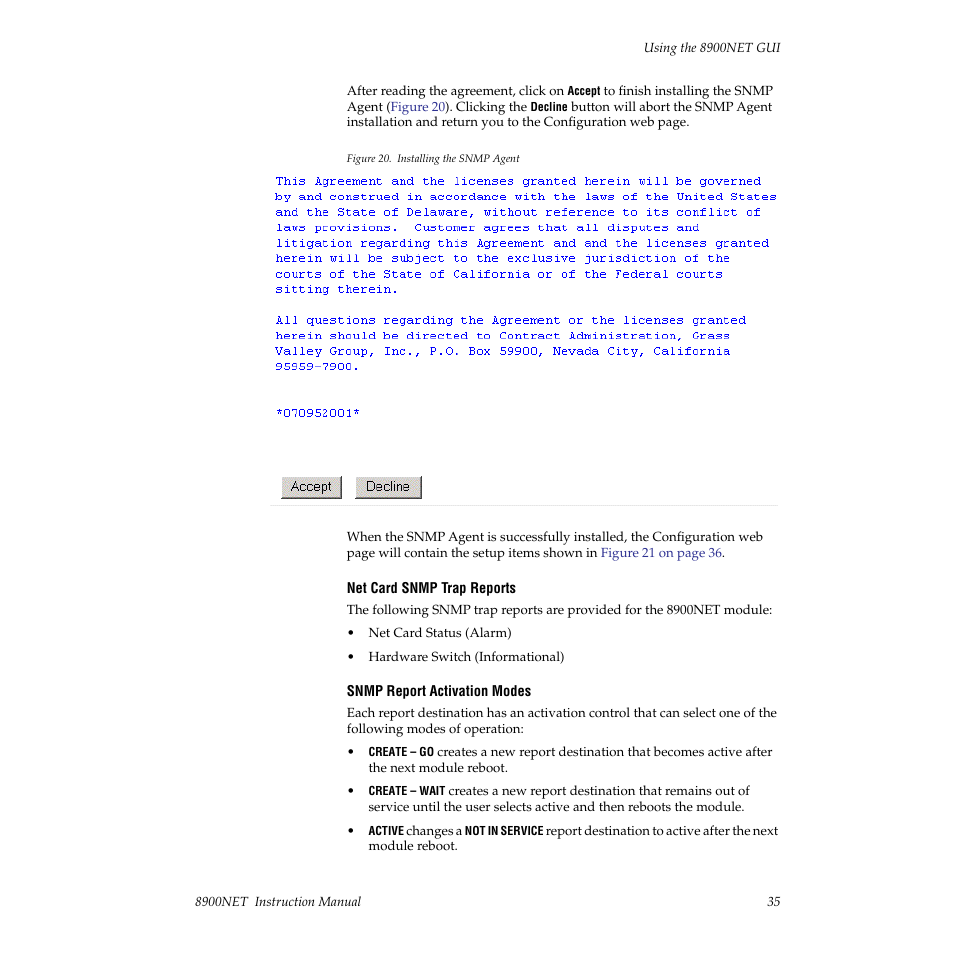 Grass Valley 8900NET v.3.2.2 User Manual | Page 35 / 78