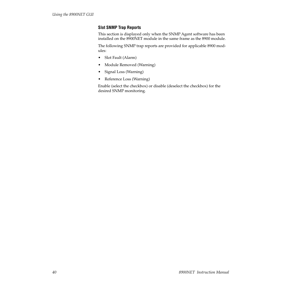 Grass Valley 8900NET v.3.2.2 User Manual | Page 40 / 78