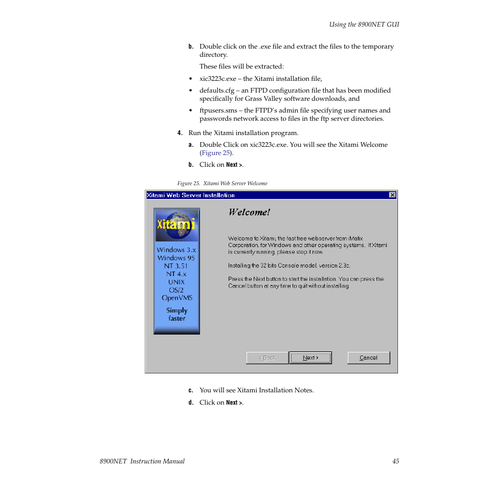 Grass Valley 8900NET v.3.2.2 User Manual | Page 45 / 78