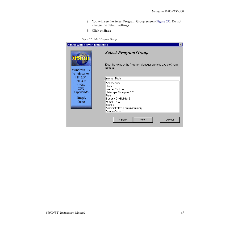 Grass Valley 8900NET v.3.2.2 User Manual | Page 47 / 78