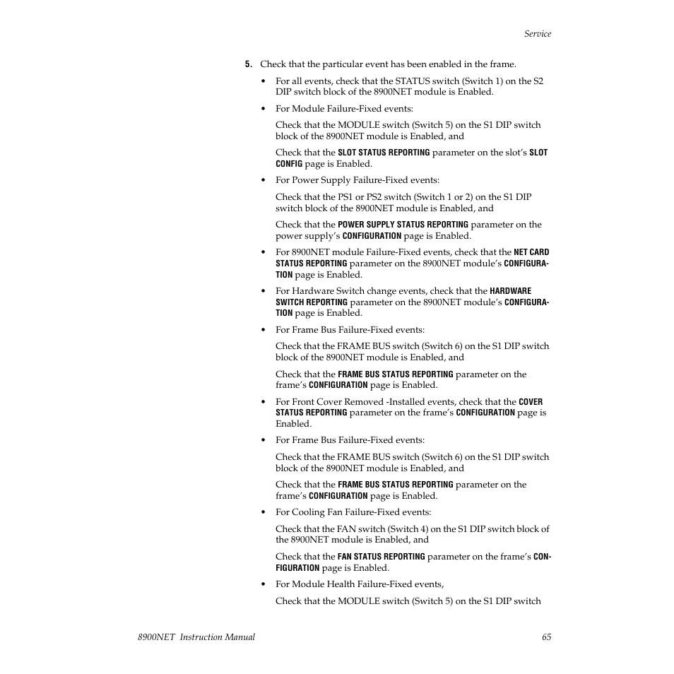 Grass Valley 8900NET v.3.2.2 User Manual | Page 65 / 78