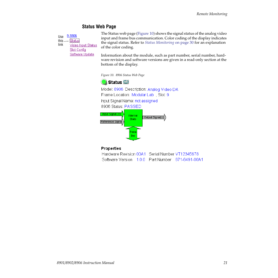 Grass Valley 8901 User Manual | Page 21 / 34