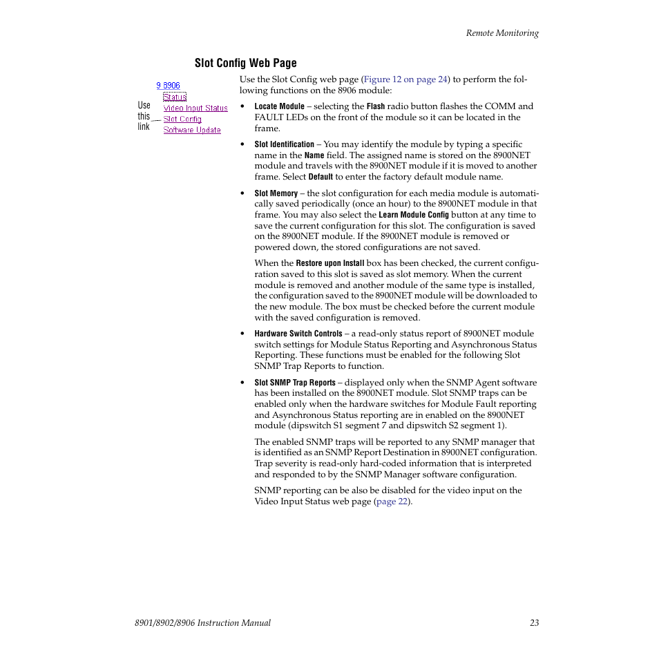 Grass Valley 8901 User Manual | Page 23 / 34