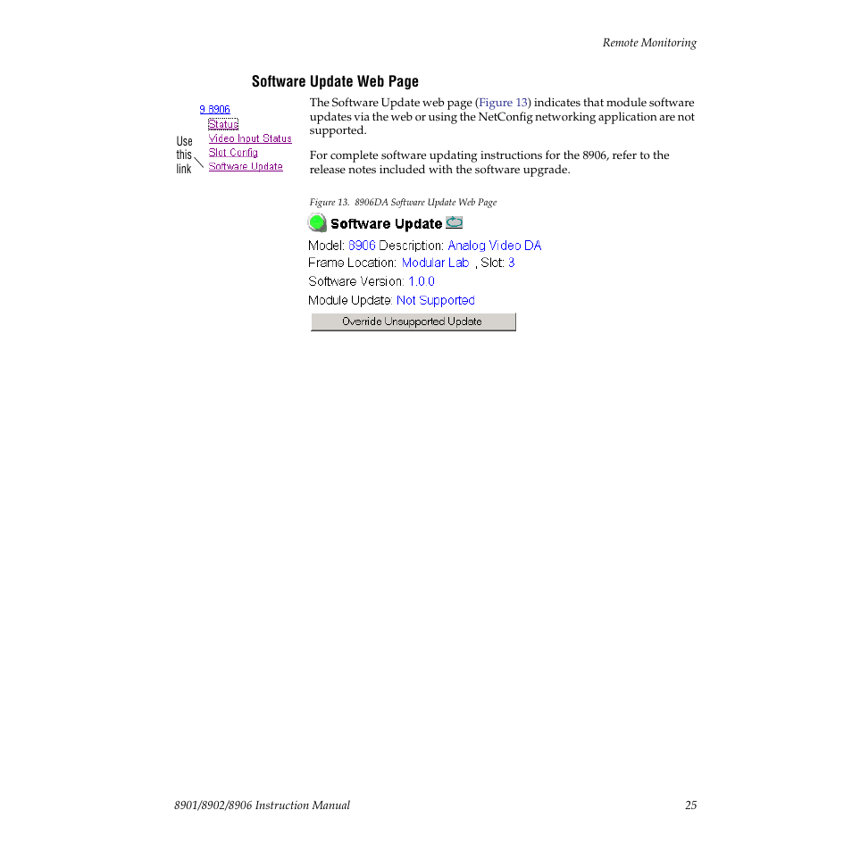Grass Valley 8901 User Manual | Page 25 / 34