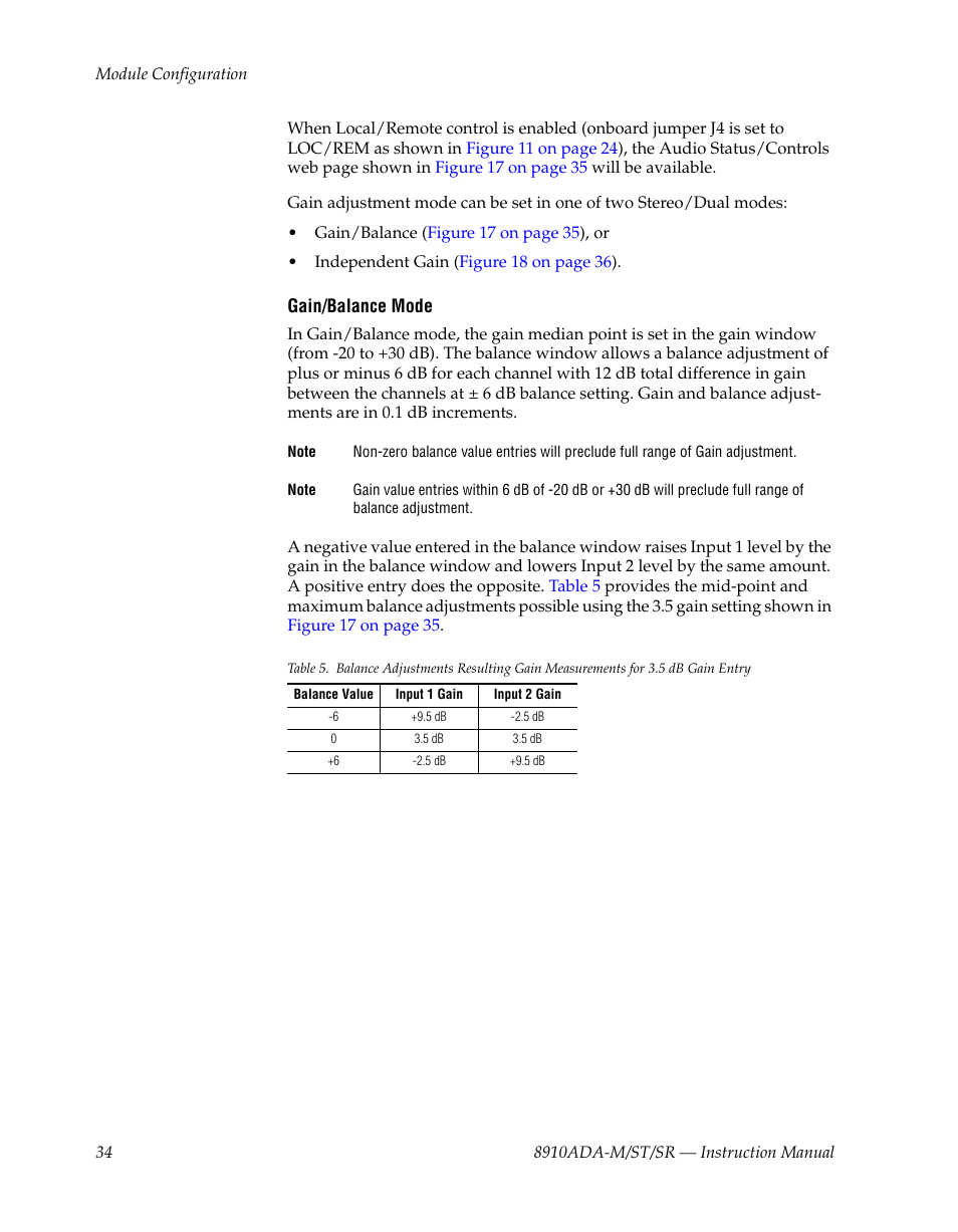 Grass Valley 8910ADA-M User Manual | Page 34 / 58