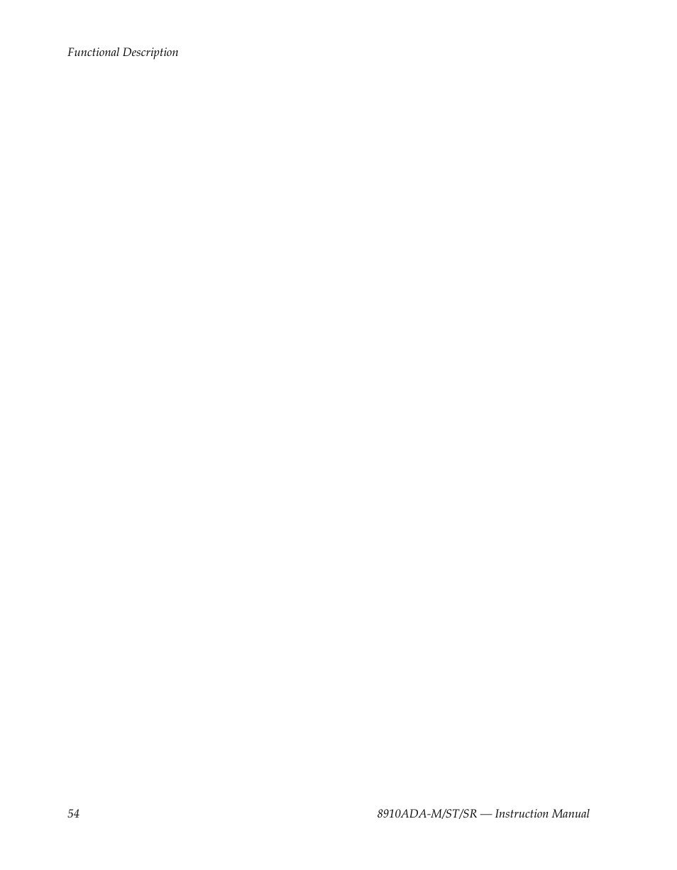 Grass Valley 8910ADA-M User Manual | Page 54 / 58