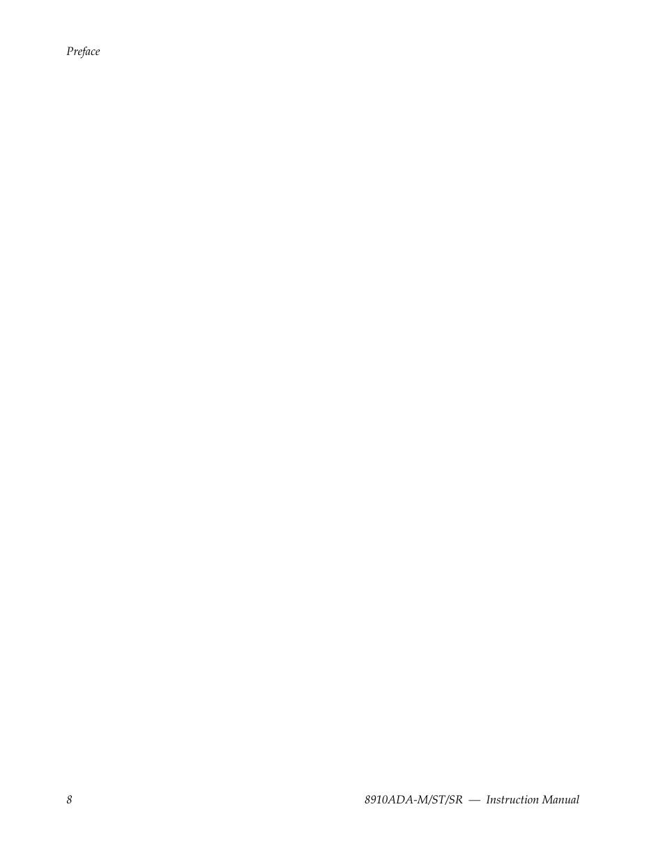 Grass Valley 8910ADA-M User Manual | Page 8 / 58