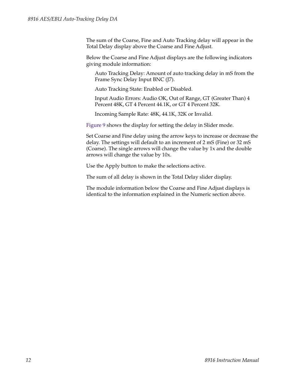 Grass Valley 8916 User Manual | Page 18 / 26