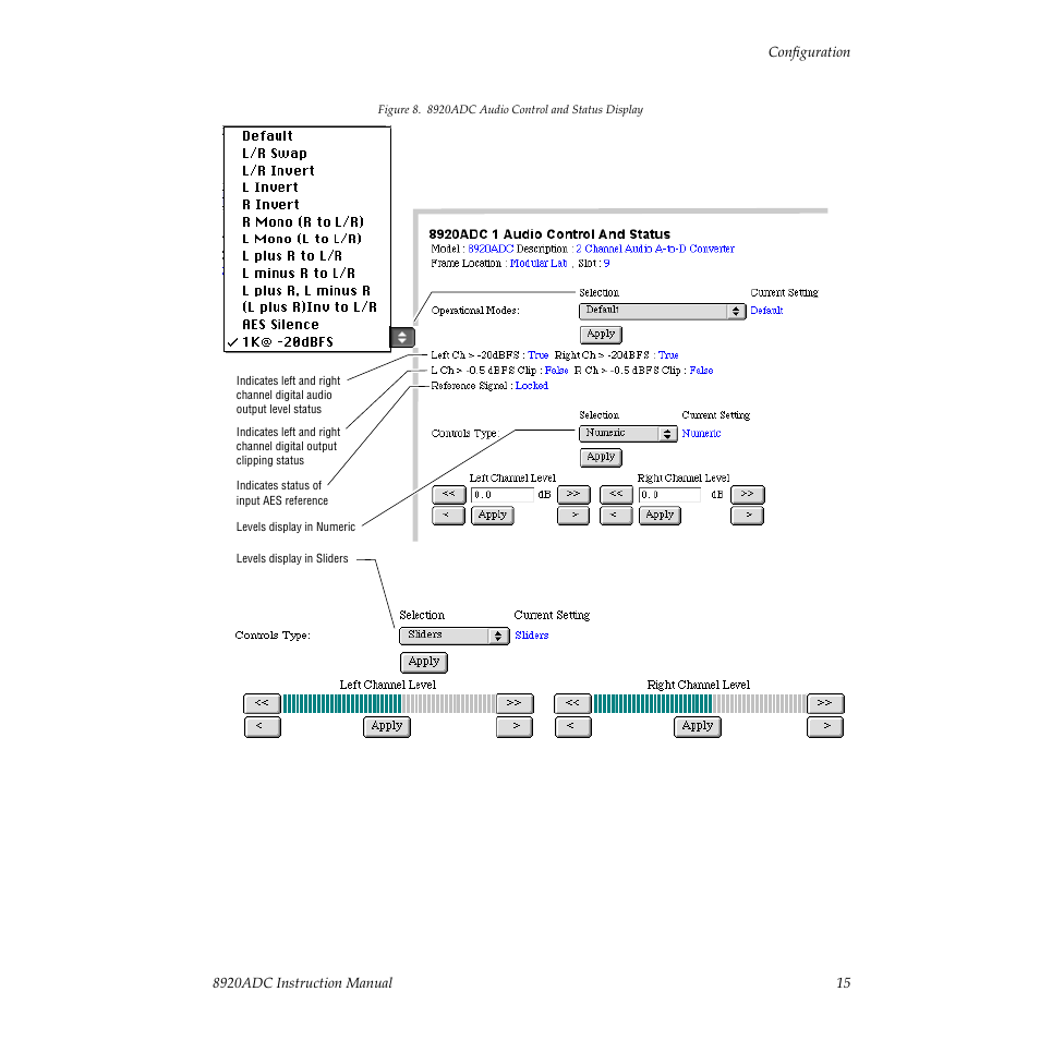 Figure 8 | Grass Valley 8920ADC v.2.0 User Manual | Page 21 / 28