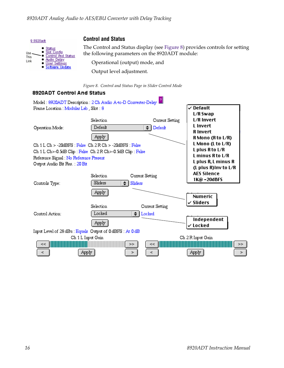 Grass Valley 8920ADT User Manual | Page 22 / 36