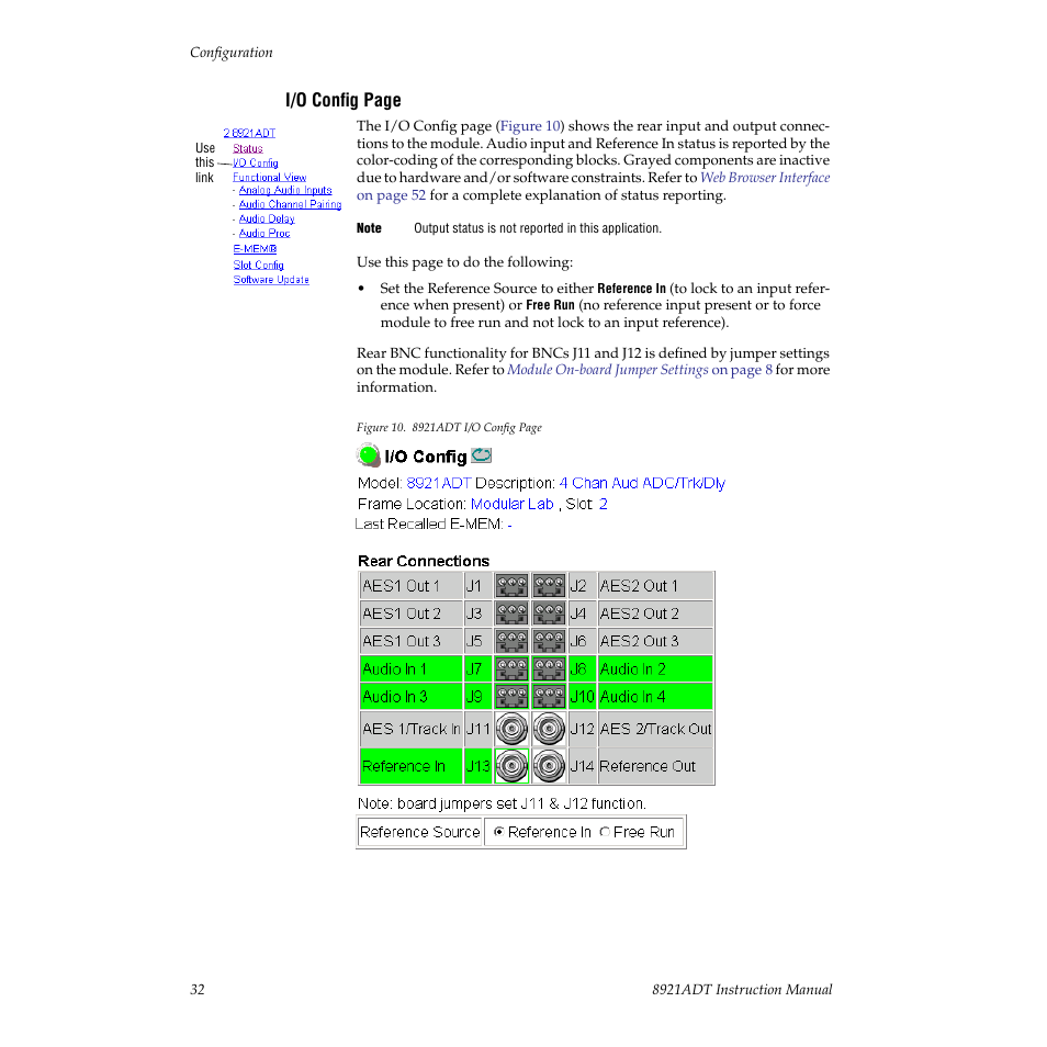 The module and allows naming of each input | Grass Valley 8921ADT User Manual | Page 32 / 58