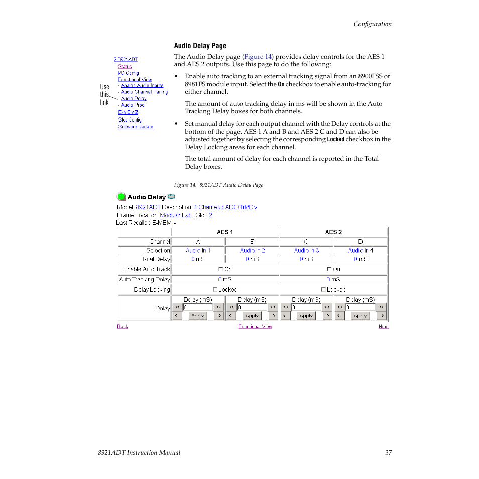 Grass Valley 8921ADT User Manual | Page 37 / 58