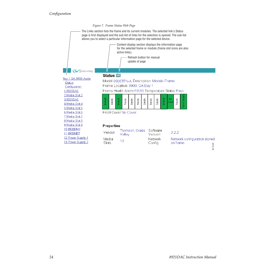 Grass Valley 8921DAC User Manual | Page 24 / 50