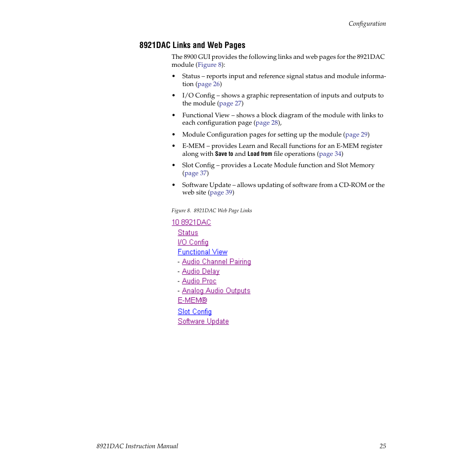Grass Valley 8921DAC User Manual | Page 25 / 50