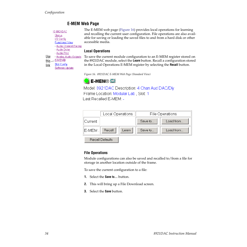 Grass Valley 8921DAC User Manual | Page 34 / 50