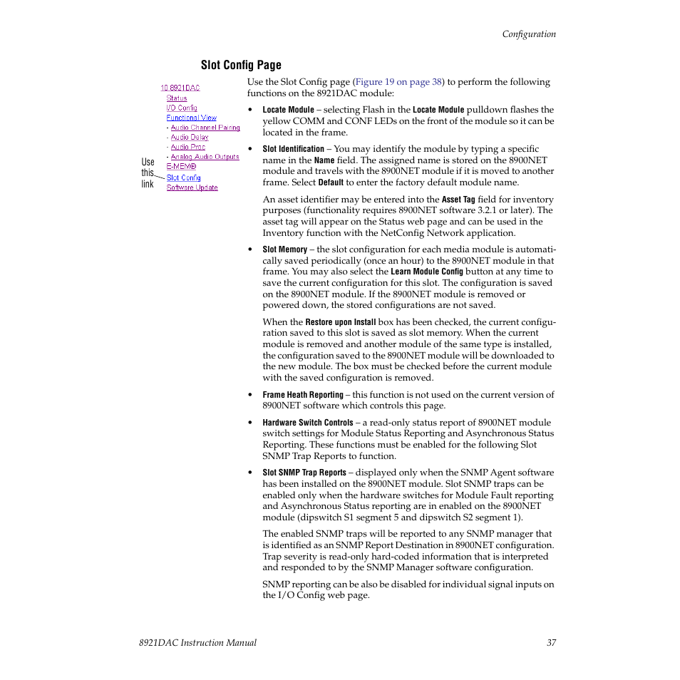 Grass Valley 8921DAC User Manual | Page 37 / 50