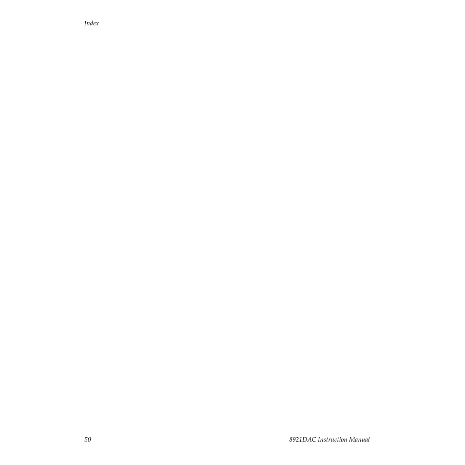 Grass Valley 8921DAC User Manual | Page 50 / 50