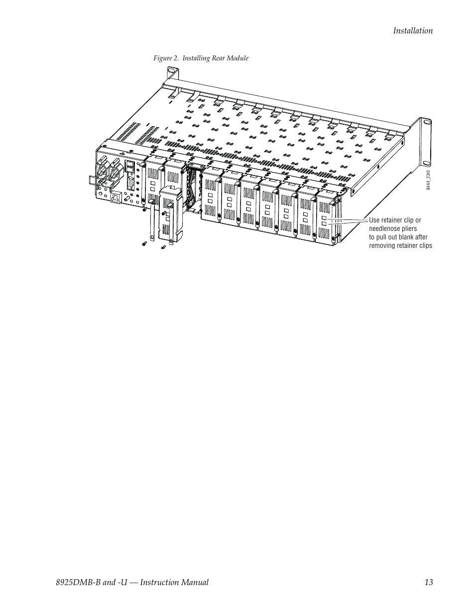Grass Valley 8925DMB-B User Manual | Page 13 / 58